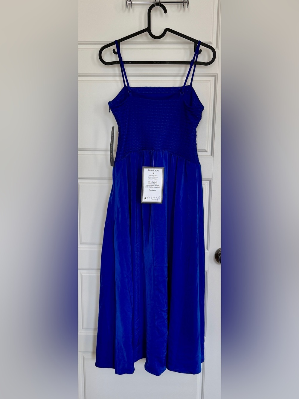 RACHEL Rachel Roy Donna Midi Dress Blue Size S NWT - Picture 7 of 9